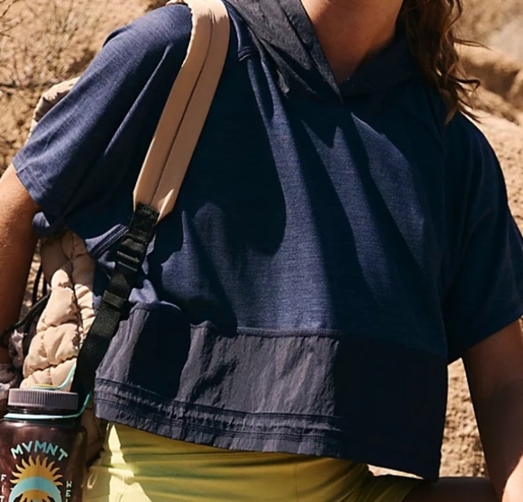 FP Movement by Free People Tops - FP Movement On The Move Hoodie/Navy